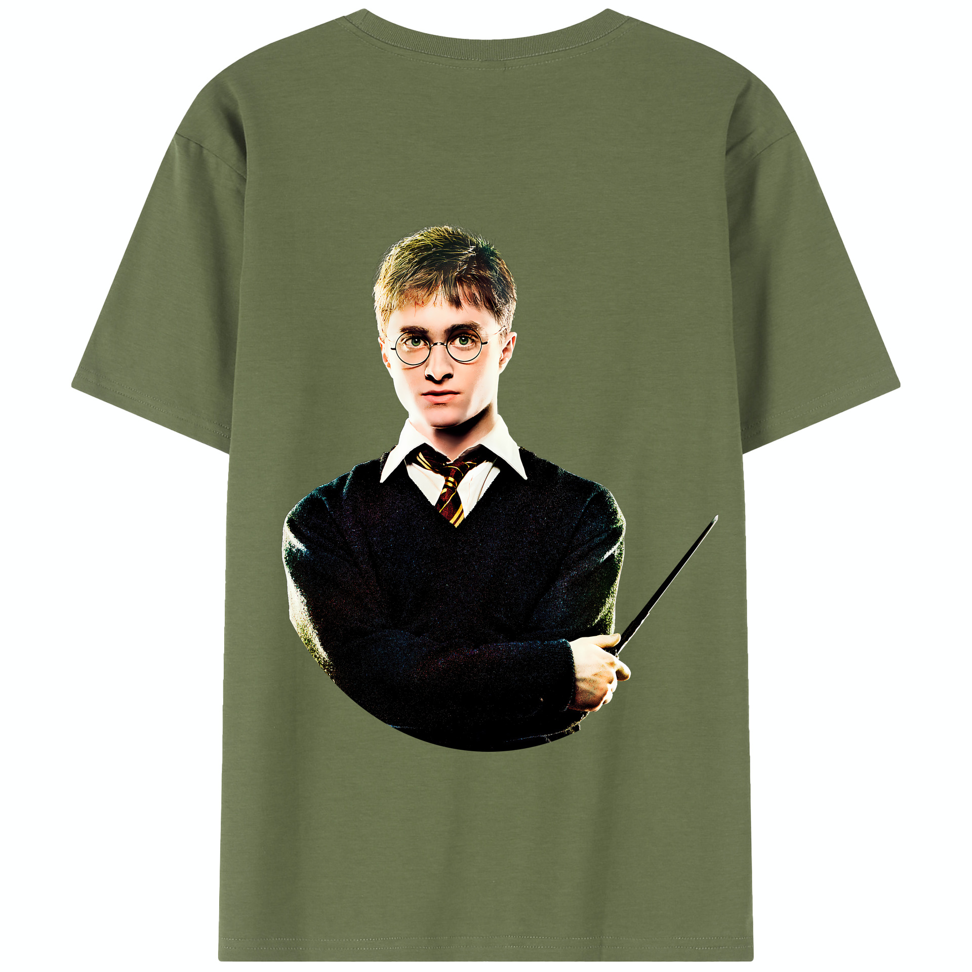 （画像用） Harry Potter ハリー・ポッターシリーズ 綿100％半袖Tシャツ（背面プリント）